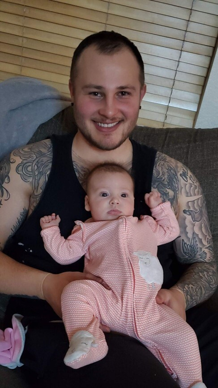 Zach Holm and Baby 22