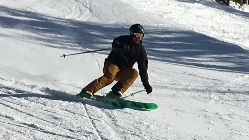 Hunter Foraker Skiing 22
