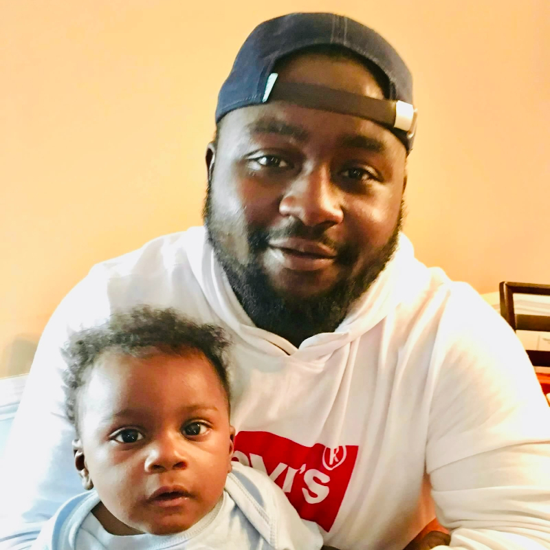 Elijah and son Concussion Legacy Foundation