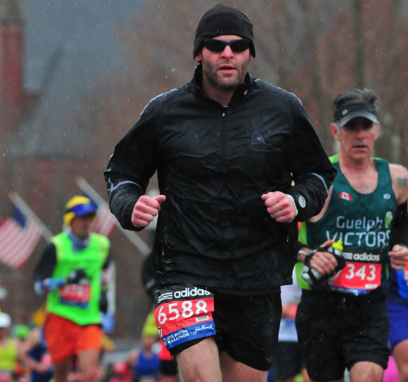 Scott Heisler marathon action Concussion Legacy Foundation