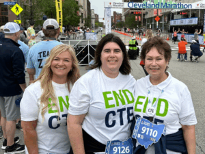 Team Dice smile for the camera at the 2025 Cleveland Marathon