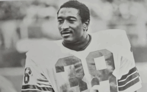 Former NFL player and Legacy Donor Cornell Webster in uniform