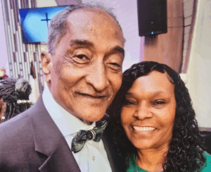 Former NFL player and Legacy Donor Cornell Webster and his wife Jan